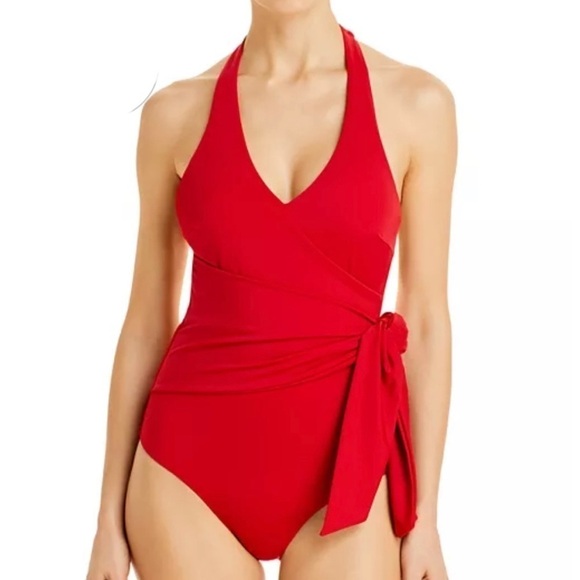 NWT Onia Elena Halter One Piece Swimsuit in Red Rock Size Small - Picture 7 of 7